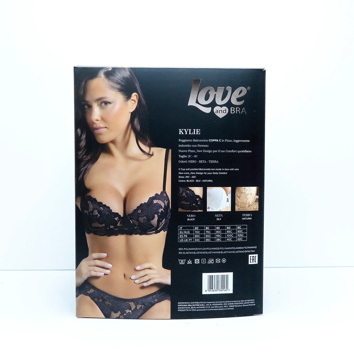 Kylie Essential Love “Love and Bra” | Reggiseno balconcino coppa C in pizzo