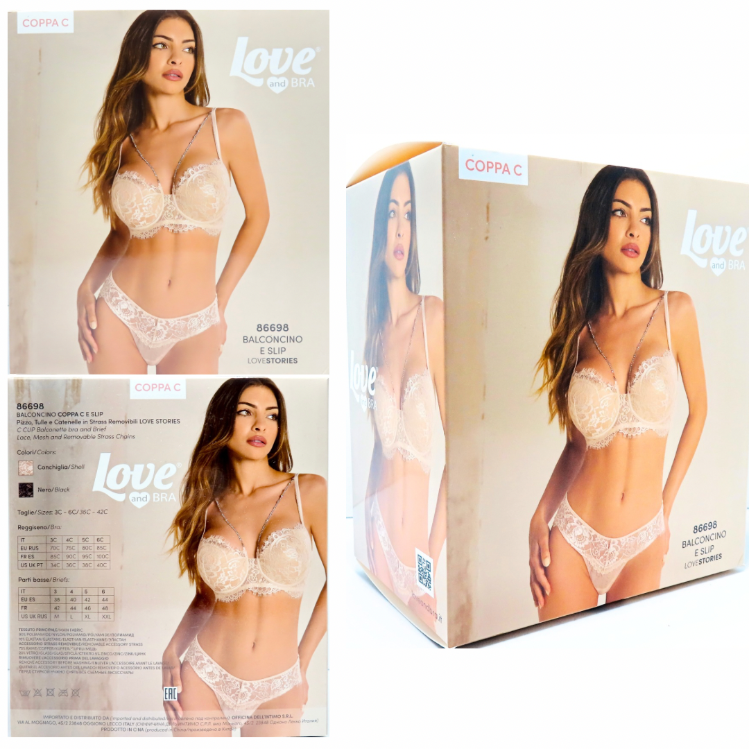 Balconcino e slip “Love and Bra” | art.86698