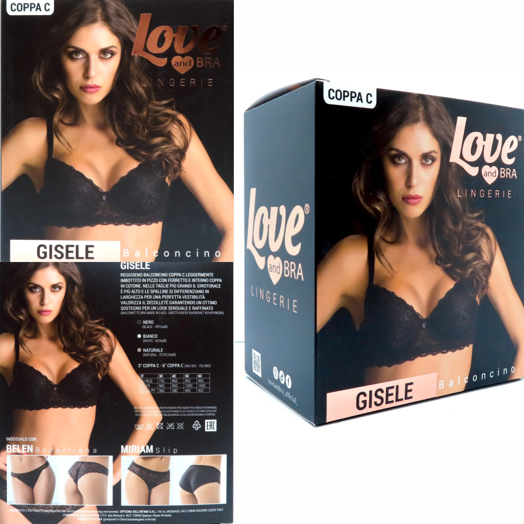 Gisele “Love and Bra” | Reggiseno balconcino coppa C