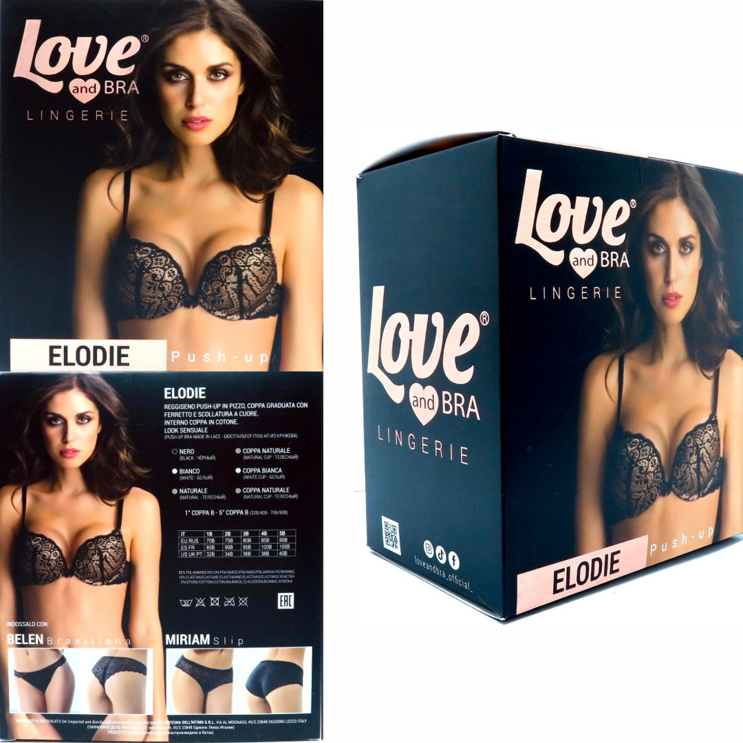 Elodie “Love and Bra” | Reggiseno push-up in pizzo