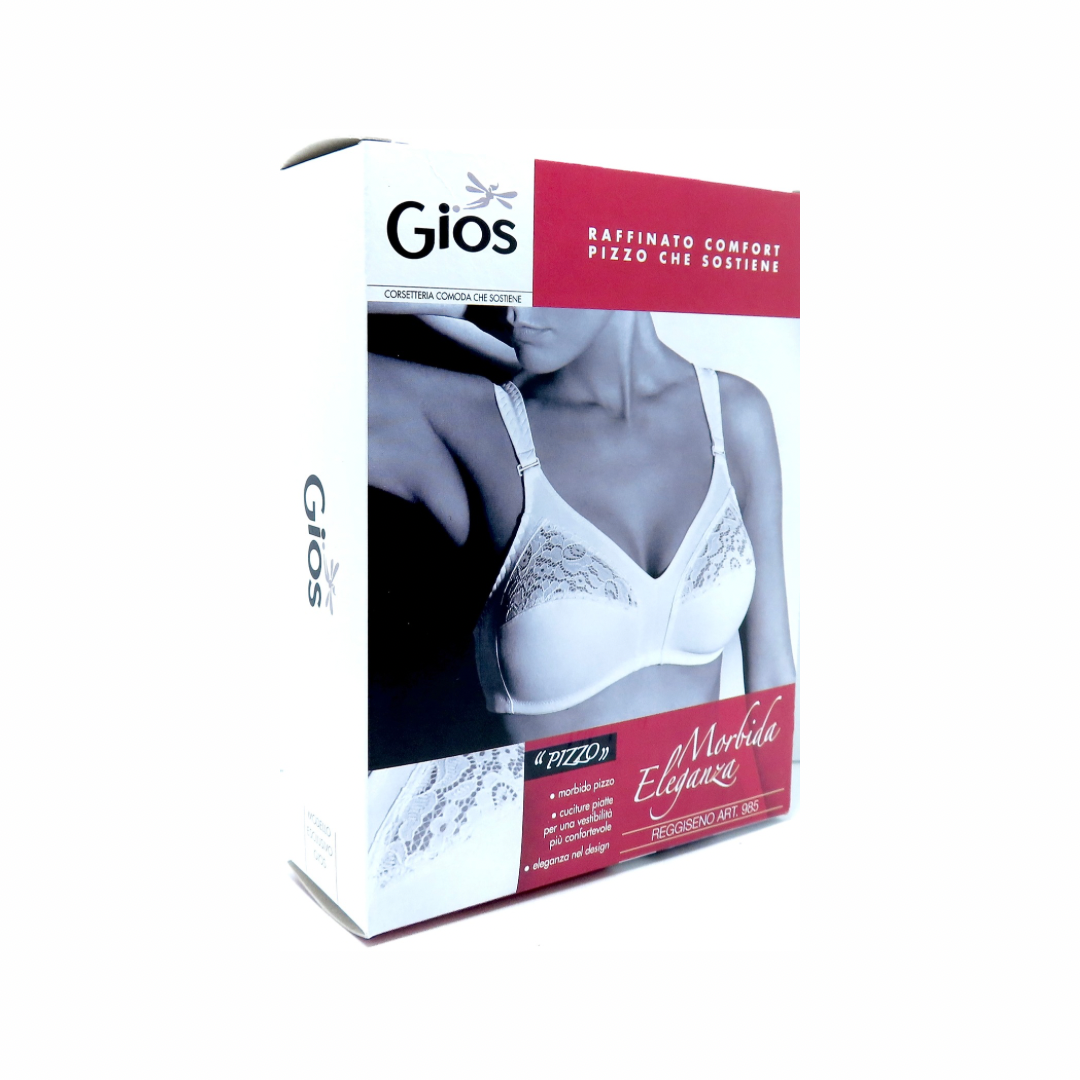 Gios| Reggiseno morbido in pizzo art. 985