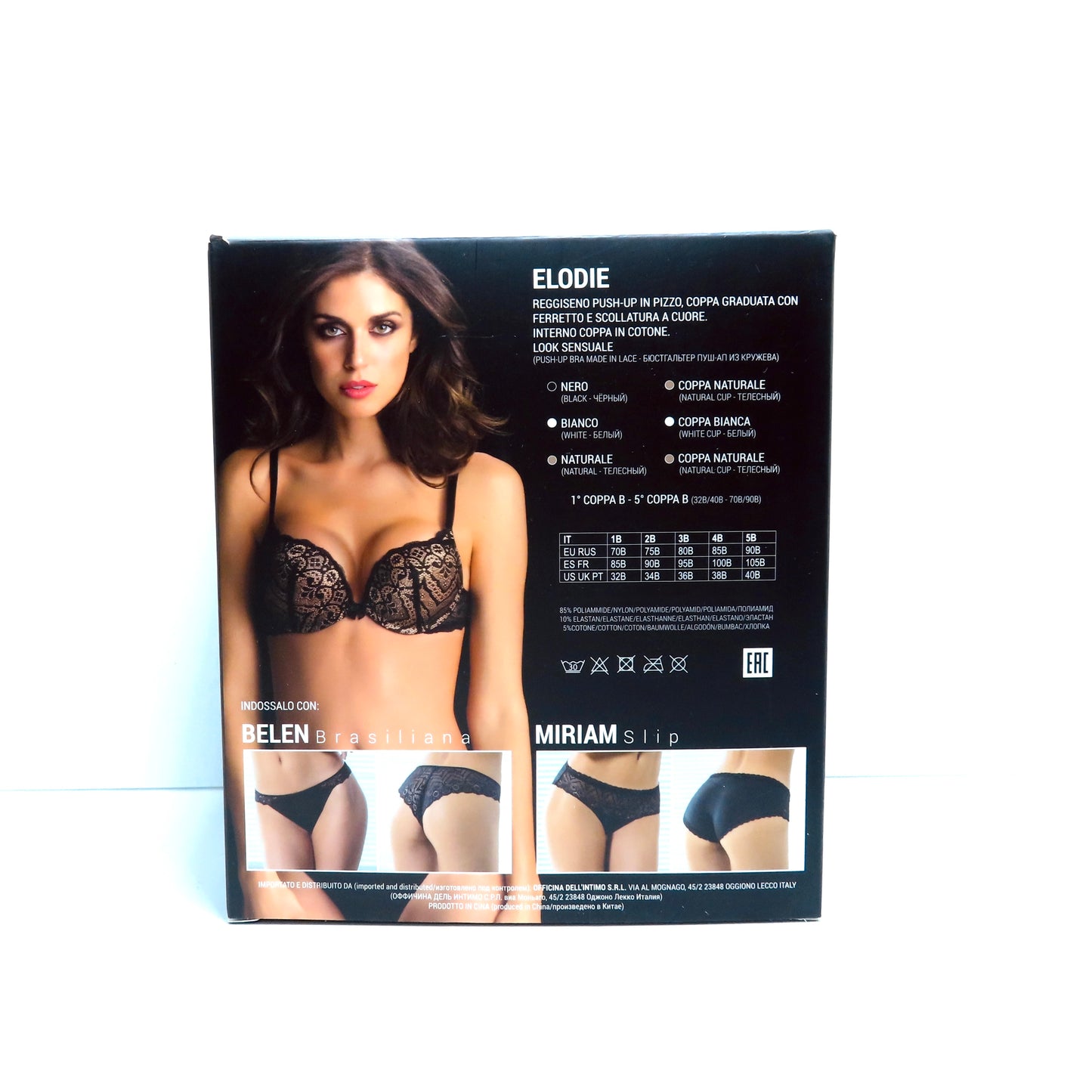 Elodie “Love and Bra” | Reggiseno push-up in pizzo