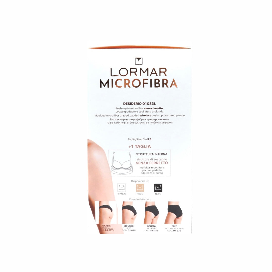 Desiderio “Lormar” | Reggiseno Push-Up senza ferretto