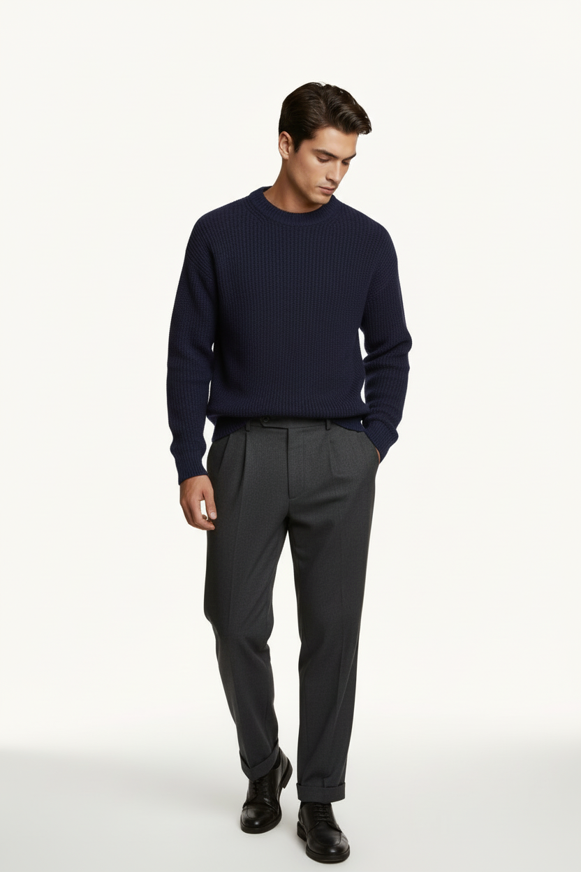 Maglioncino uomo blu ￼