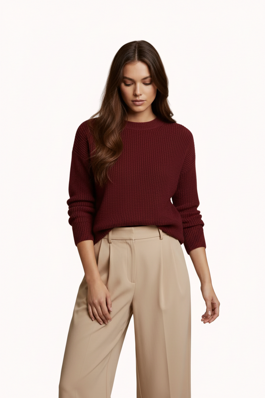 Maglione bordeaux