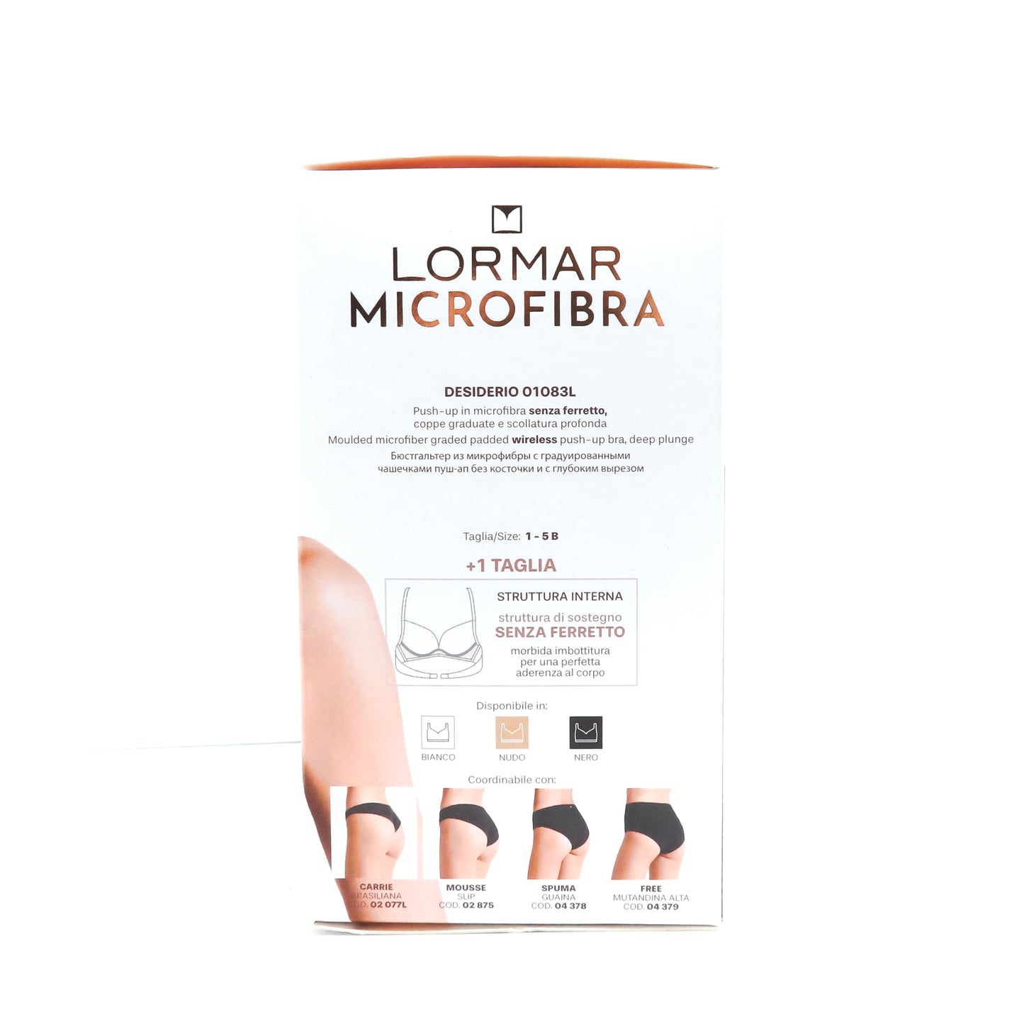 Desiderio “Lormar” | Reggiseno Push-Up senza ferretto