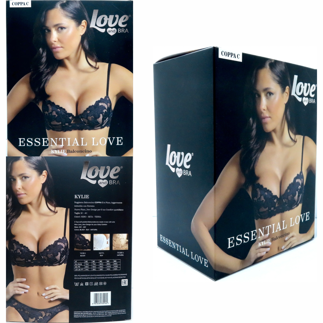Kylie Essential Love “Love and Bra” | Reggiseno balconcino coppa C in pizzo