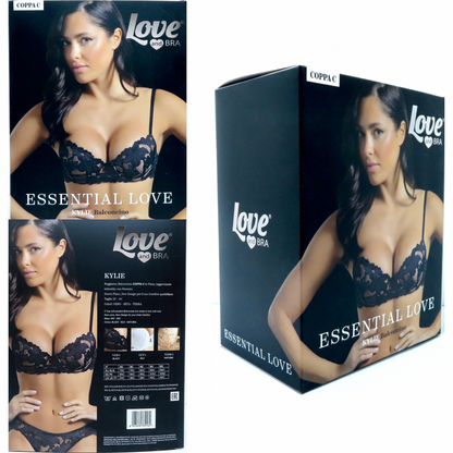 Kylie Essential Love “Love and Bra” | Reggiseno balconcino coppa C in pizzo